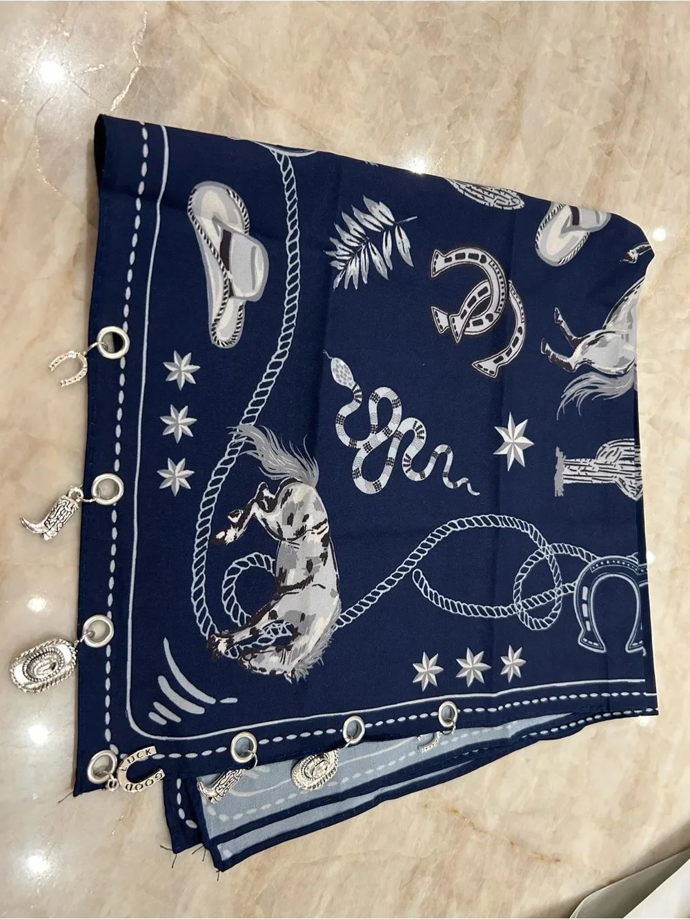 Anthropologie navy blue